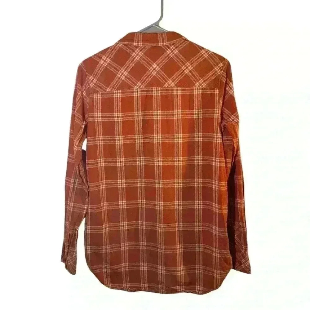 Volcom Button Up Plaid Size Mens Medium - image 2